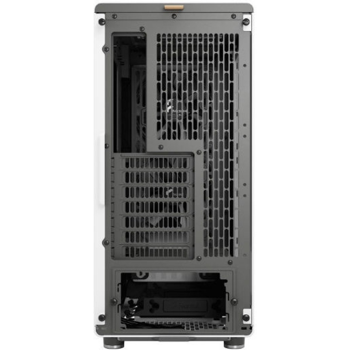 Fractal Design North Gaming Midi Tower Κουτί Υπολογιστή με Πλαϊνό Παράθυρο Chalk White TGC