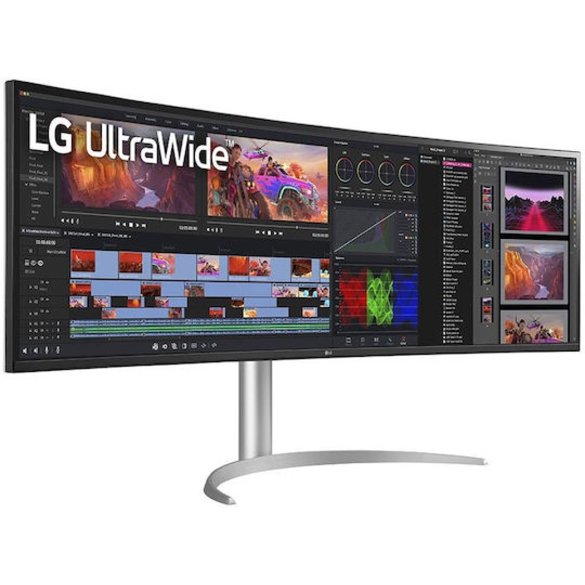 LG 49WQ95X-W Ultrawide IPS HDR Curved Monitor 49
