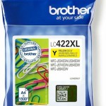 Brother LC422XL Γνήσιο Πακέτο 5 Μελανιών Εκτυπωτή InkJet Κίτρινο