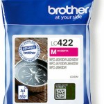 Brother LC422 Γνήσιο Μελάνι Εκτυπωτή InkJet Ματζέντα (LC-422M)