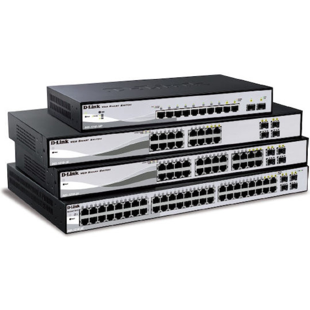 D-Link Managed L2 Switch με 48 Θύρες Gigabit (1Gbps) Ethernet και 4 SFP Θύρες