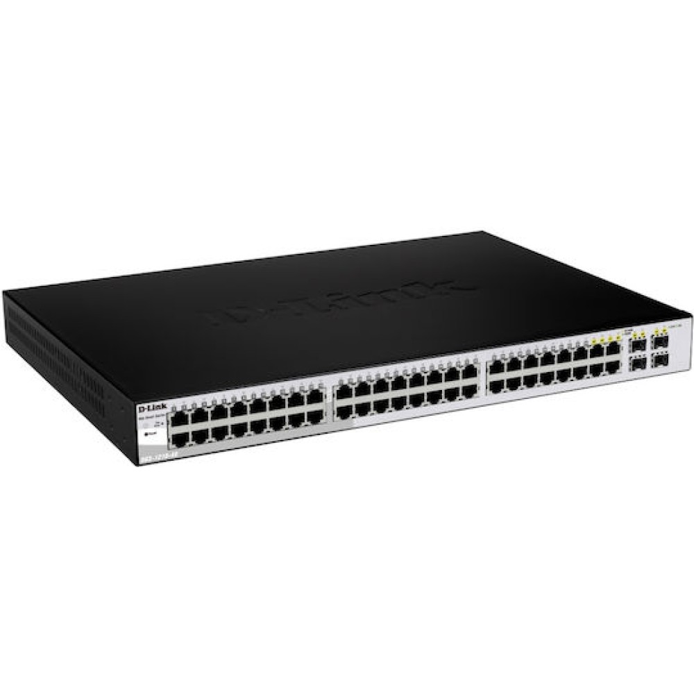 D-Link Managed L2 Switch με 48 Θύρες Gigabit (1Gbps) Ethernet και 4 SFP Θύρες