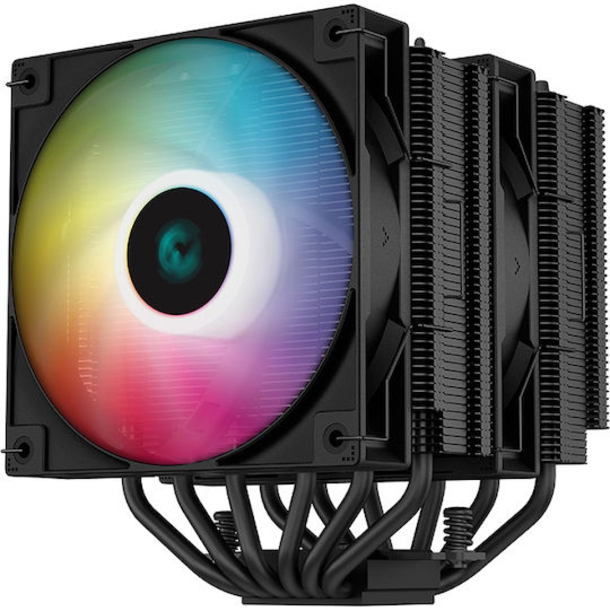Deepcool AG620 BK ARGB Ψύκτρα Επεξεργαστή Διπλού Ανεμιστήρα για Socket AM4/AM5/1200/115x/1700