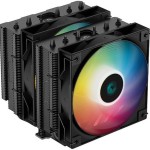 Deepcool AG620 BK ARGB Ψύκτρα Επεξεργαστή Διπλού Ανεμιστήρα για Socket AM4/AM5/1200/115x/1700