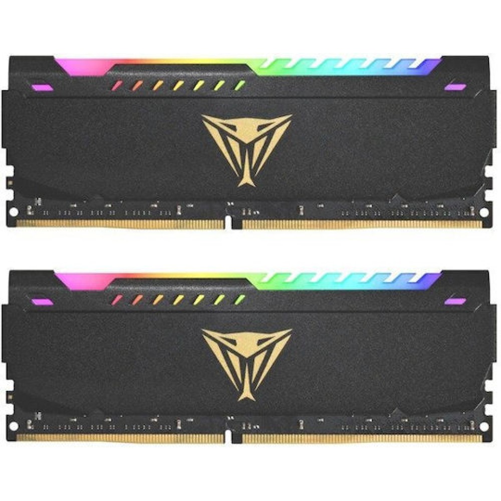 Patriot Viper Steel RGB DDR4 32GB RAM με 2x16GB Modules και Ταχύτητα 3600 για Desktop