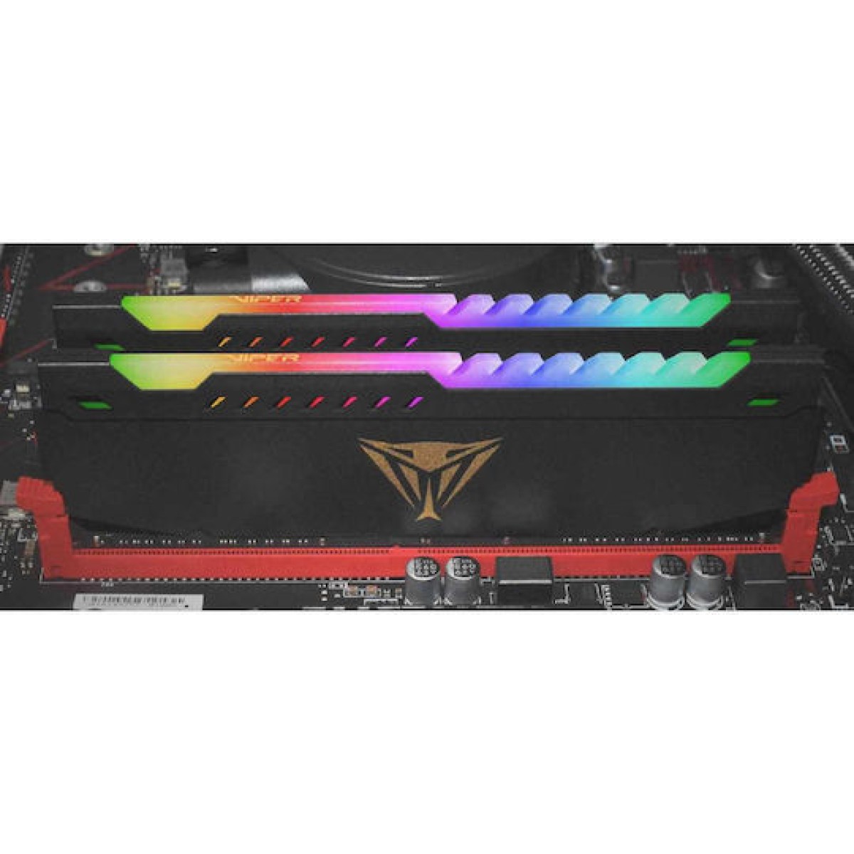 Patriot Viper Steel RGB DDR4 32GB RAM με 2x16GB Modules και Ταχύτητα 3200 για Desktop