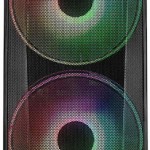 Inter-Tech IT-3503 Airstream Gaming Full Tower Κουτί Υπολογιστή με Πλαϊνό Παράθυρο και RGB Φωτισμό Μαύρο