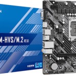 ASRock H610M-HVS/M.2 R2.0 Motherboard Micro ATX με Intel 1700 Socket 90-MXBJJ0-A0UAYZ