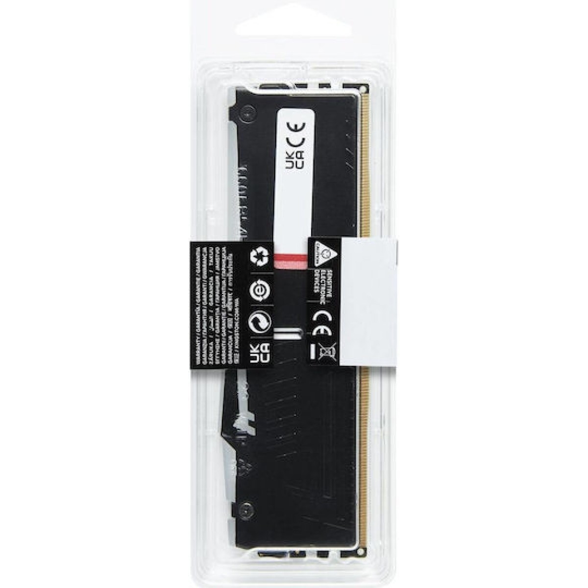 Kingston Fury Beast RGB DDR5 με Module 1x16GB και Ταχύτητα 5600 για Desktop