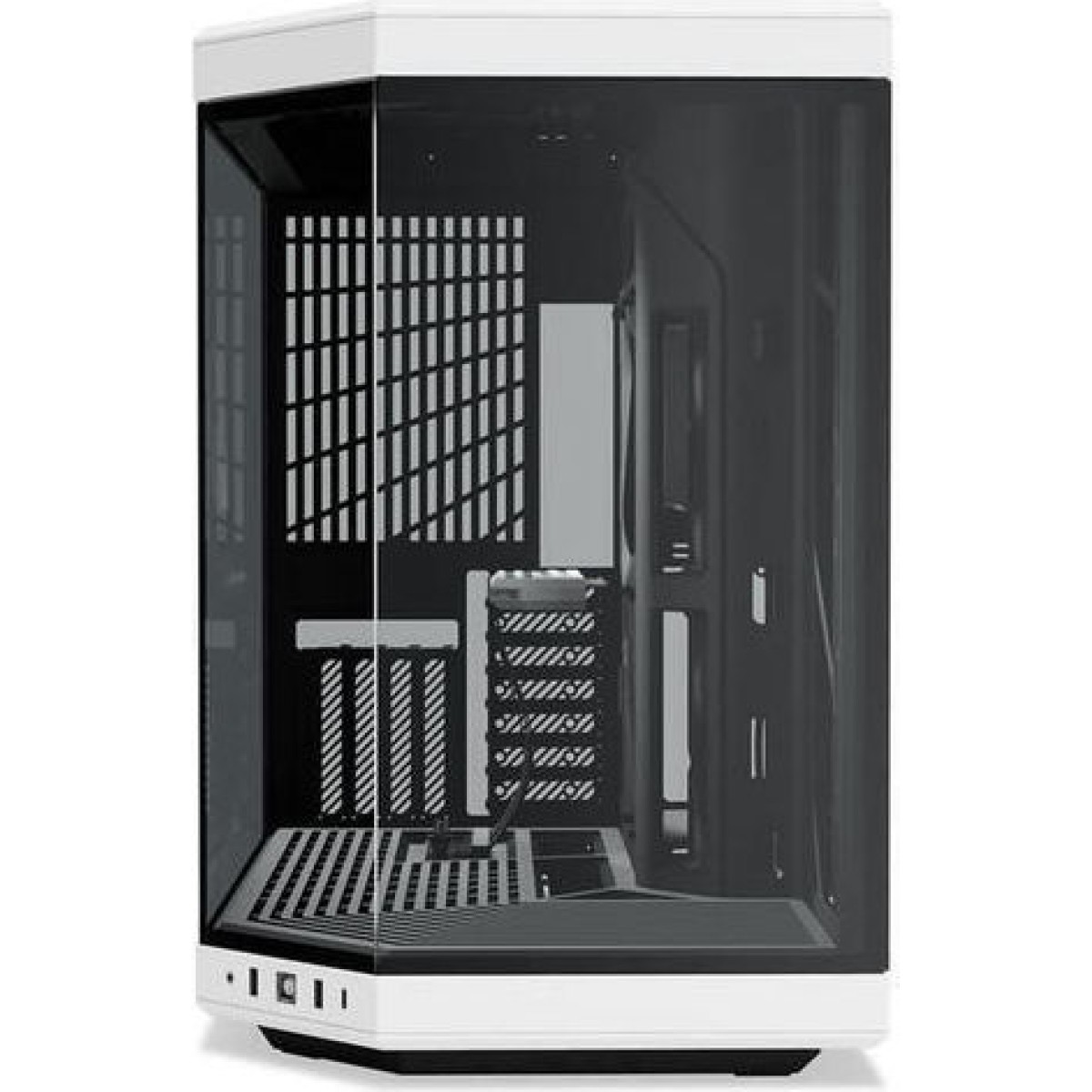 HYTE Y70 Midi Tower Κουτί Υπολογιστή με Πλαϊνό Παράθυρο Λευκό / Μαύρο