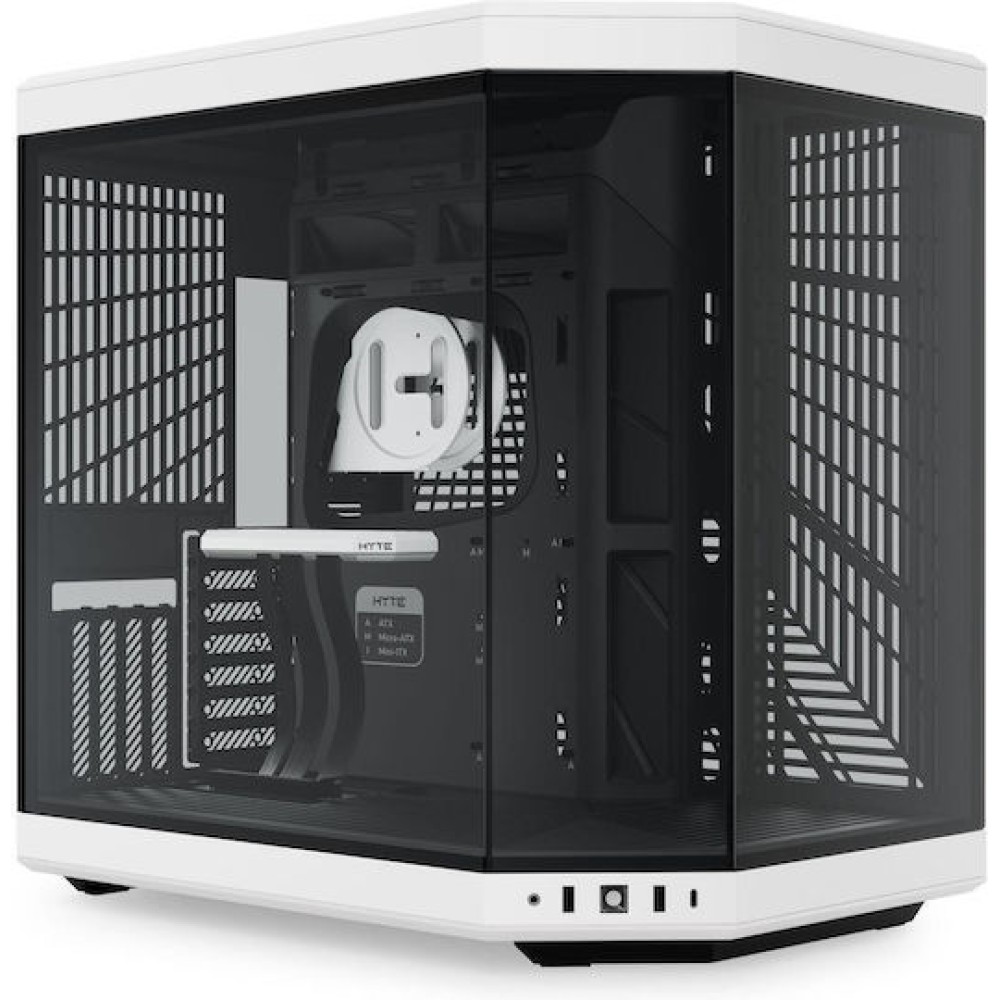 HYTE Y70 Midi Tower Κουτί Υπολογιστή με Πλαϊνό Παράθυρο Λευκό / Μαύρο