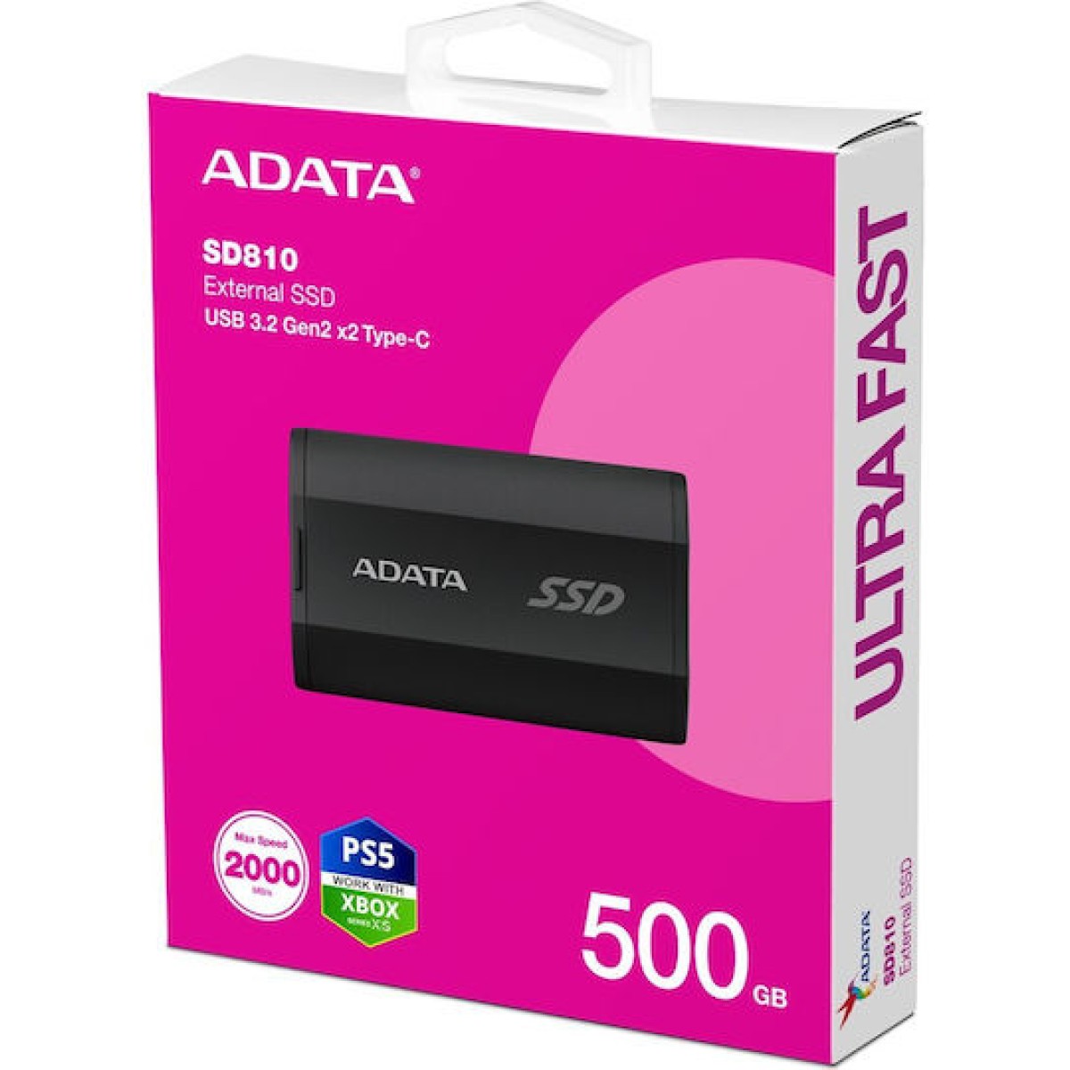 Adata SD810 USB 3.2 Εξωτερικός SSD 500GB 2.5
