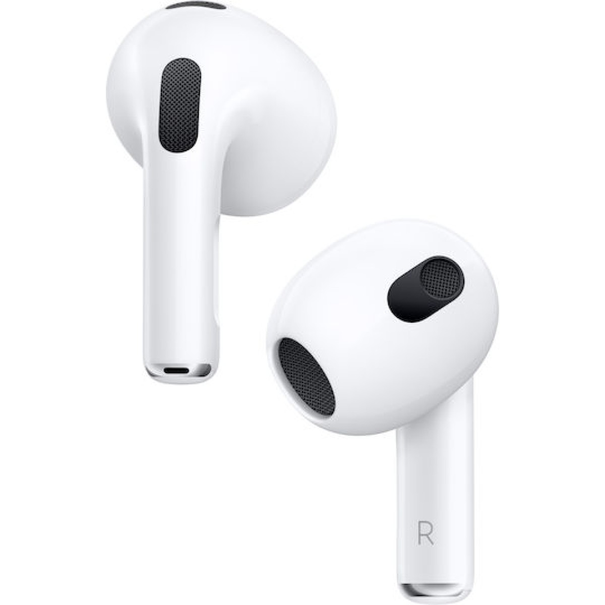 Apple AirPods (3rd generation) with Lightning Charging Case Earbud Bluetooth Handsfree Ακουστικά με Αντοχή στον Ιδρώτα και Θήκη Φόρτισης Λευκά