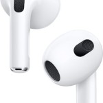 Apple AirPods (3rd generation) with Lightning Charging Case Earbud Bluetooth Handsfree Ακουστικά με Αντοχή στον Ιδρώτα και Θήκη Φόρτισης Λευκά