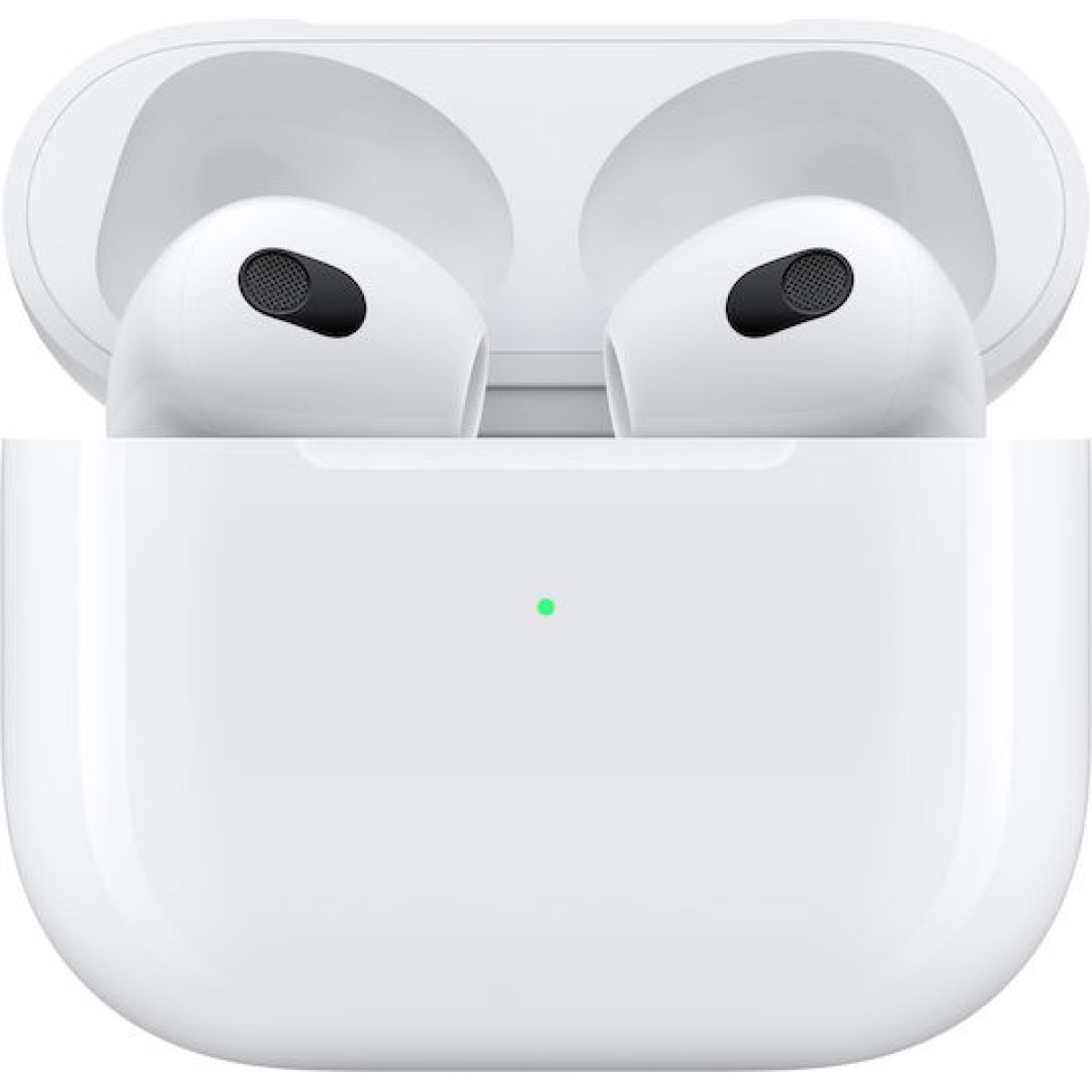 Apple AirPods (3rd generation) with Lightning Charging Case Earbud Bluetooth Handsfree Ακουστικά με Αντοχή στον Ιδρώτα και Θήκη Φόρτισης Λευκά
