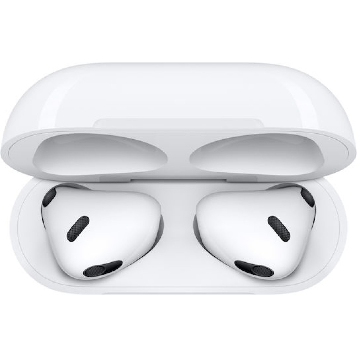 Apple AirPods (3rd generation) with Lightning Charging Case Earbud Bluetooth Handsfree Ακουστικά με Αντοχή στον Ιδρώτα και Θήκη Φόρτισης Λευκά