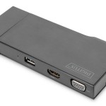 Digitus USB-A Docking Station με HDMI 4K Ethernet Γκρι (DA-70894)
