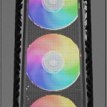 CoolerMaster MasterBox MB520 Mesh Gaming Midi Tower Κουτί Υπολογιστή με Πλαϊνό Παράθυρο και RGB Φωτισμό Μαύρο