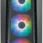 CoolerMaster MasterBox MB520 Mesh Gaming Midi Tower Κουτί Υπολογιστή με Πλαϊνό Παράθυρο και RGB Φωτισμό Μαύρο