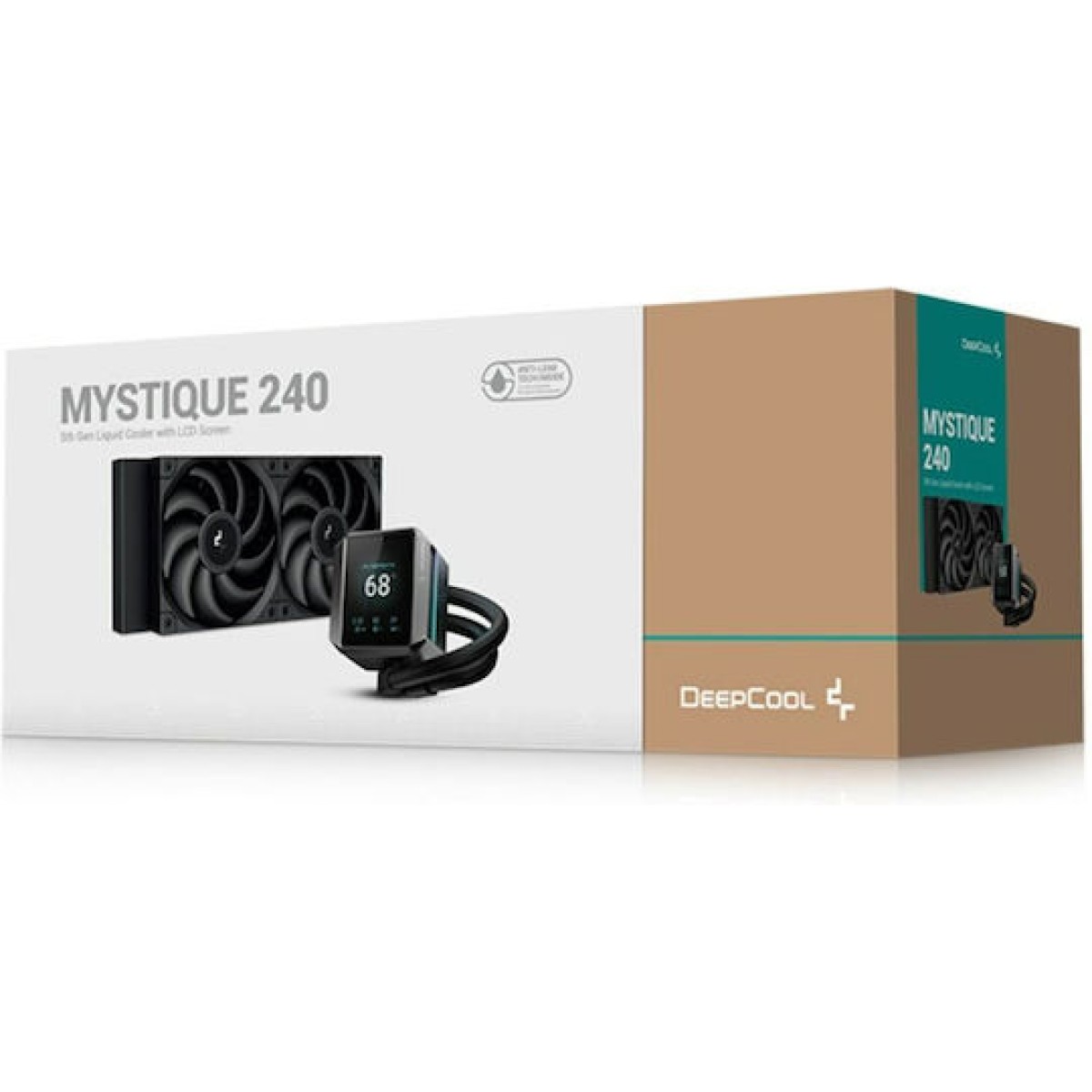 Deepcool Mystique 240 Υδρόψυξη Επεξεργαστή Διπλού Ανεμιστήρα 120mm για Socket AM4/AM5/1700/1200/115x