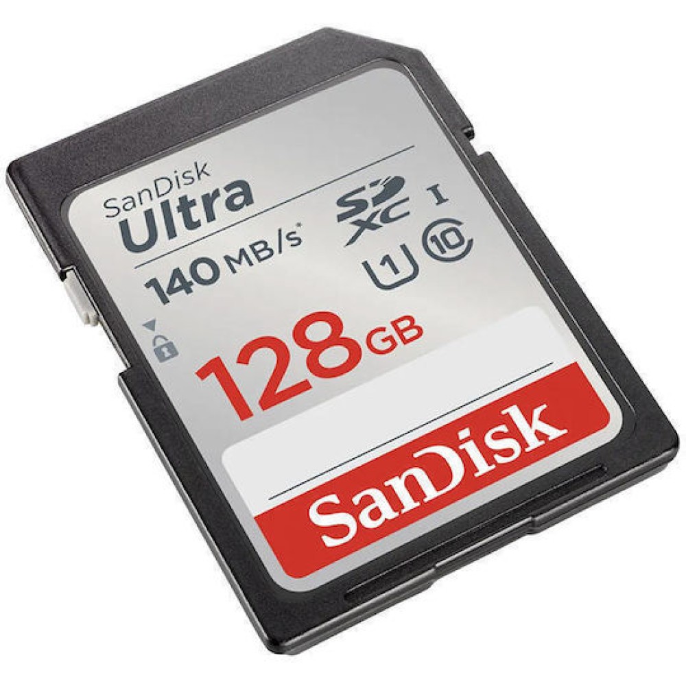Sandisk Ultra SDXC 128GB Class 10 U1 UHS-I 140MB/s