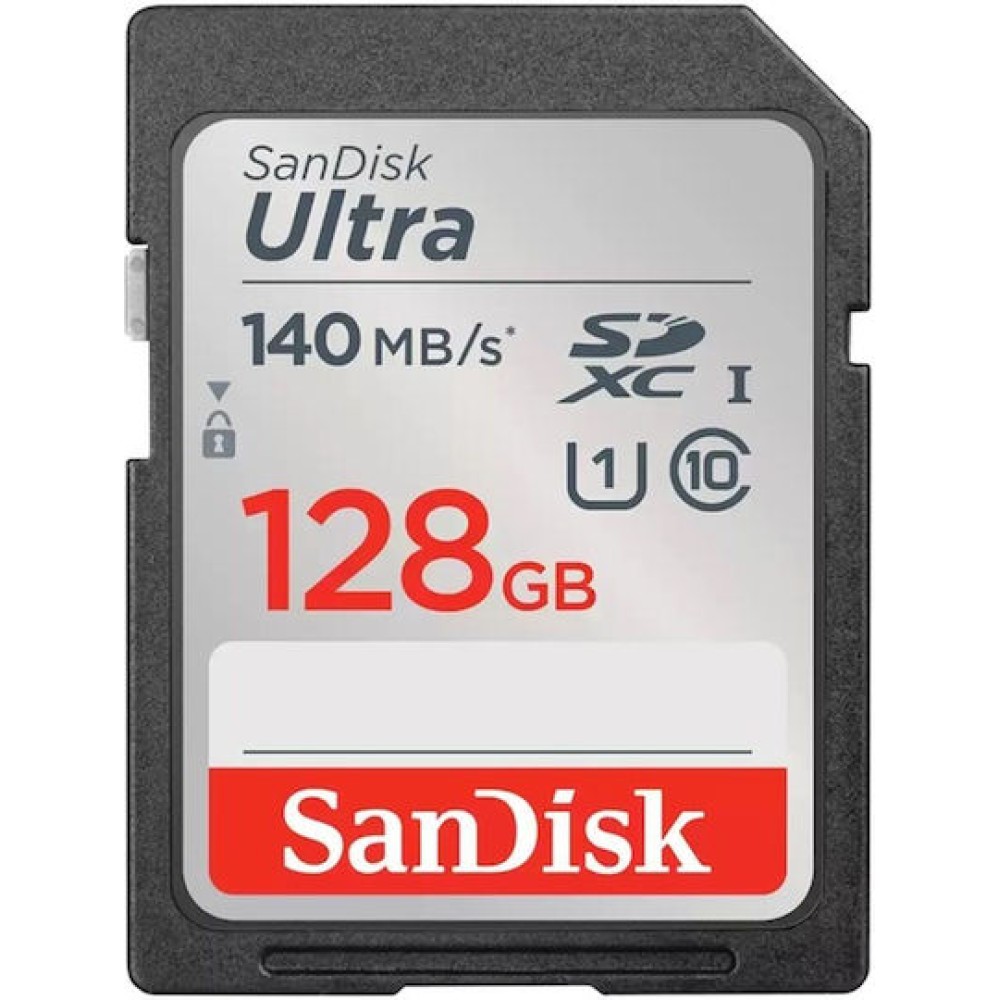 Sandisk Ultra SDXC 128GB Class 10 U1 UHS-I 140MB/s