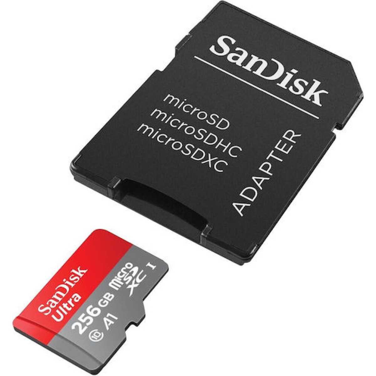 Sandisk Ultra microSDXC 256GB Class 10 U1 A1 UHS-I με αντάπτορα 150MB/s