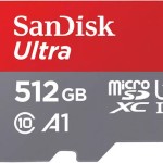 Sandisk Ultra microSDXC 512GB Class 10 U1 A1 UHS-I 140MB/s