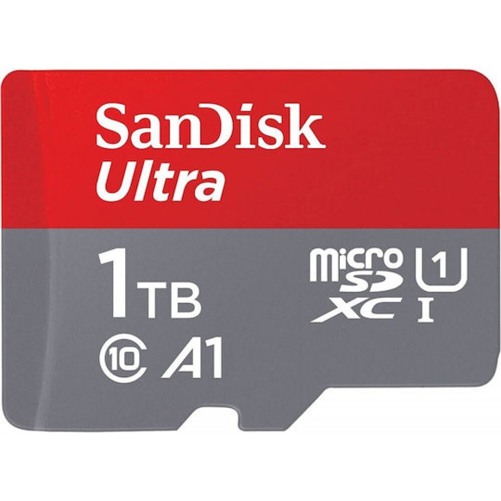 Sandisk Ultra microSDXC 1TB Class 10 U1 A1 UHS-I με αντάπτορα 150MB/s