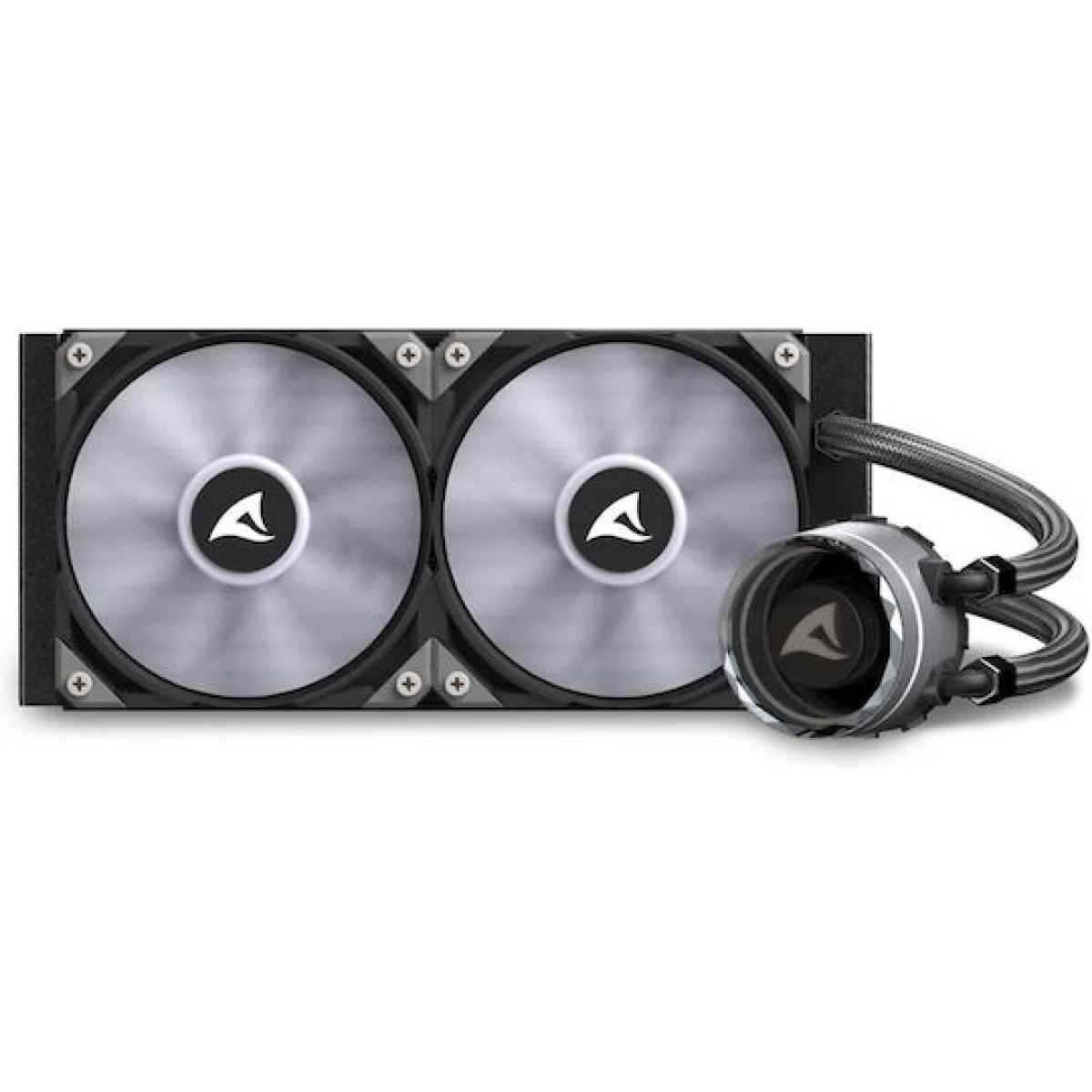 Sharkoon S80 RGB Υδρόψυξη Επεξεργαστή Διπλού Ανεμιστήρα 120mm για Socket AM4/AM5/1700/1200/115x