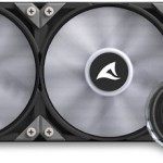 Sharkoon S80 RGB Υδρόψυξη Επεξεργαστή Διπλού Ανεμιστήρα 120mm για Socket AM4/AM5/1700/1200/115x