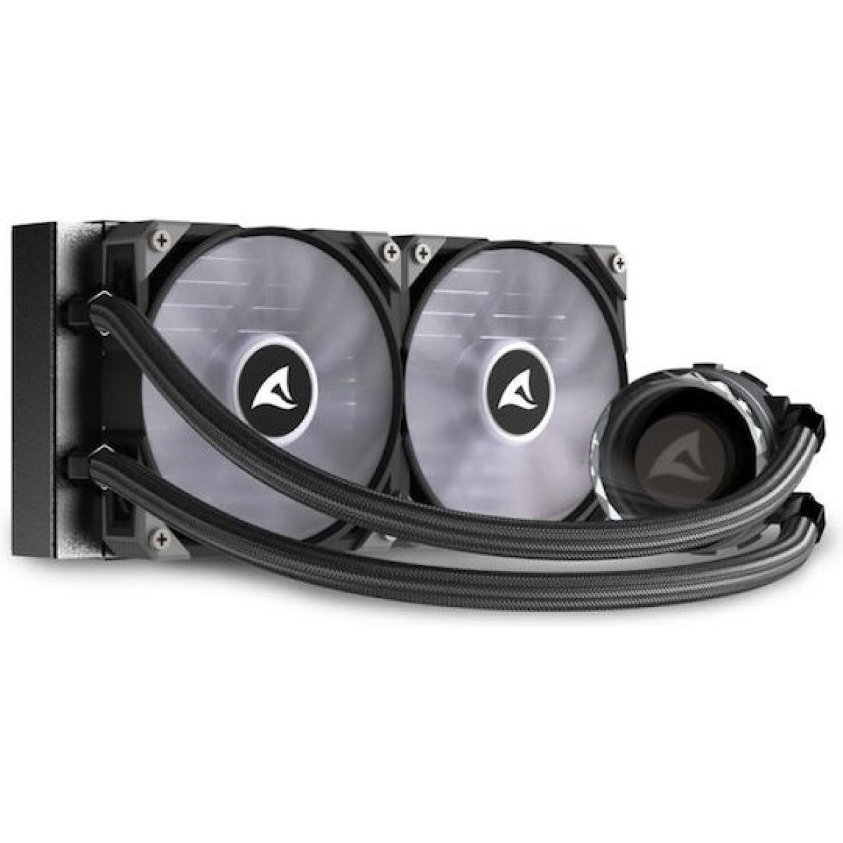 Sharkoon S80 RGB Υδρόψυξη Επεξεργαστή Διπλού Ανεμιστήρα 120mm για Socket AM4/AM5/1700/1200/115x