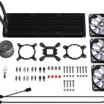 Sharkoon S90 RGB Υδρόψυξη Επεξεργαστή Τριπλού Ανεμιστήρα 120mm για Socket AM4/AM5/1700/1200