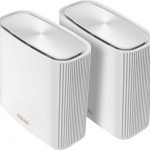 Asus ZenWiFi XT9 White WiFi Mesh Network Access Point Wi‑Fi 6 Tri Band (2.4 & 5 & 5GHz) σε Διπλό Kit