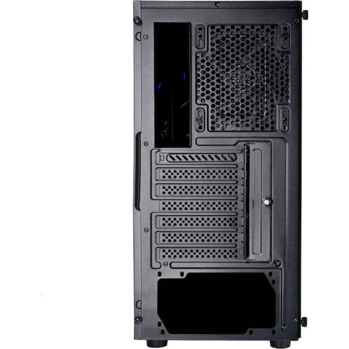 Xilence XG141 Gaming Midi Tower Κουτί Υπολογιστή με Πλαϊνό Παράθυρο και RGB Φωτισμό Μαύρο