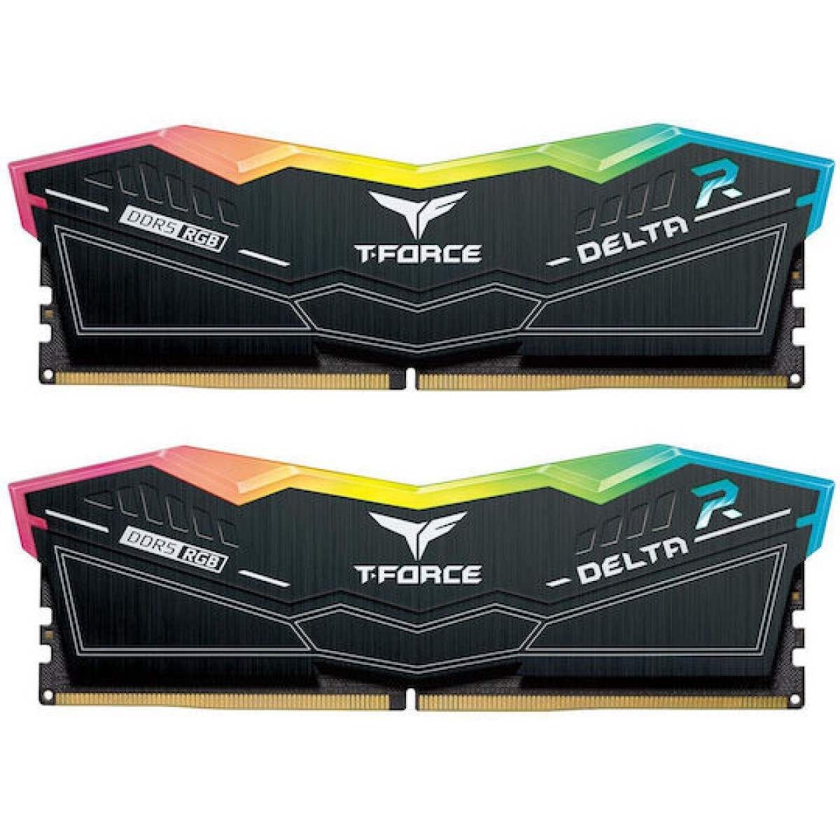 TeamGroup T-Force Delta RGB DDR5 32GB RAM με 2x16GB Modules και Ταχύτητα 7200 για Desktop