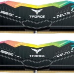 TeamGroup T-Force Delta RGB DDR5 32GB RAM με 2x16GB Modules και Ταχύτητα 7200 για Desktop
