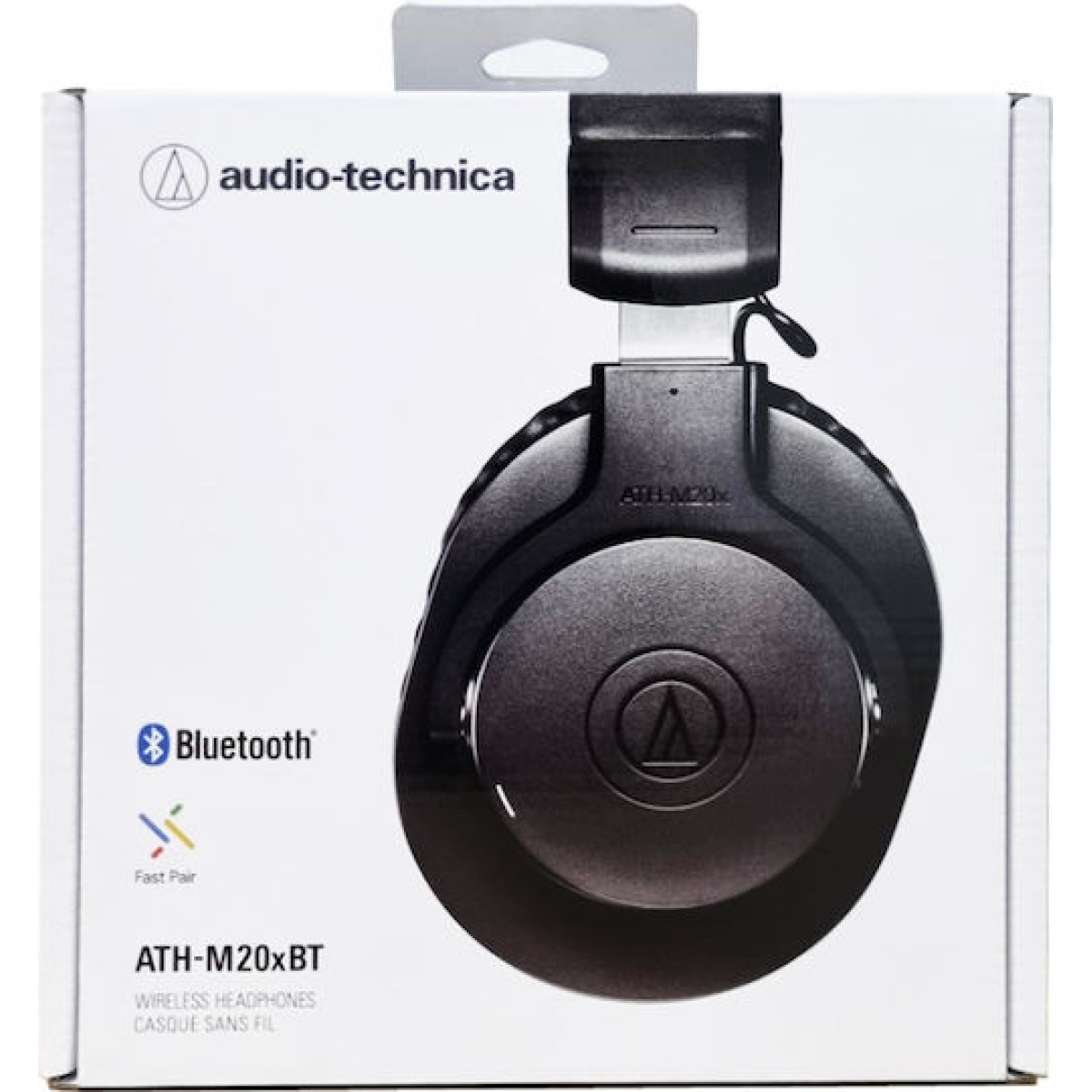 Audio Technica ATH-M20xBT Ασύρματα / Ενσύρματα Over Ear Ακουστικά με 60 ώρες Λειτουργίας και Quick Charge Μαύρα