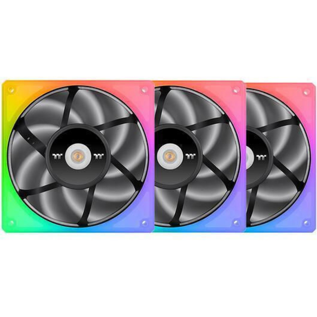 Thermaltake TOUGHFAN 14 RGB High Static Pressure Radiator Fan Case Fan 140mm με Σύνδεση 9-Pin 3τμχ