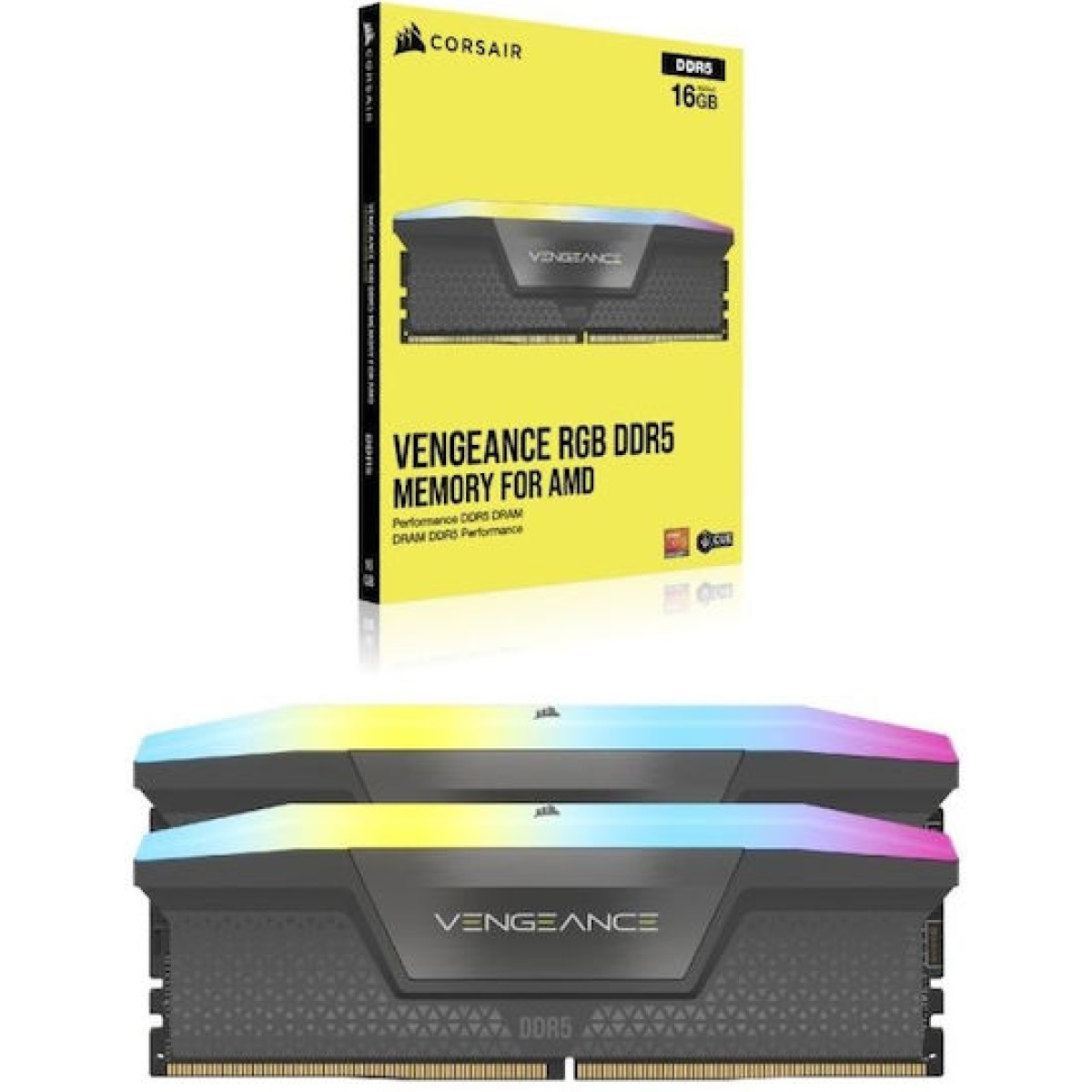 Corsair Vengeance AND EXPO DDR5 64GB RAM με 2x32GB Modules και Ταχύτητα 5200 για Desktop