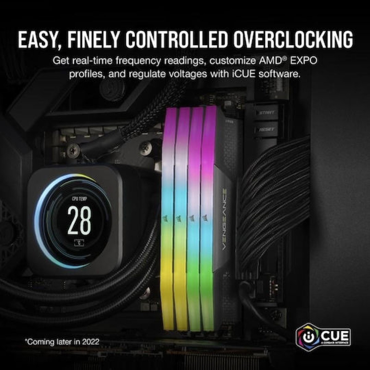 Corsair Vengeance AND EXPO DDR5 64GB RAM με 2x32GB Modules και Ταχύτητα 5200 για Desktop