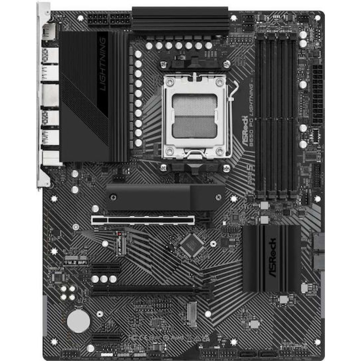 ASRock B650 PG Lightning Motherboard ATX με AMD AM5 Socket 90-MXBK20-A0UAYZ