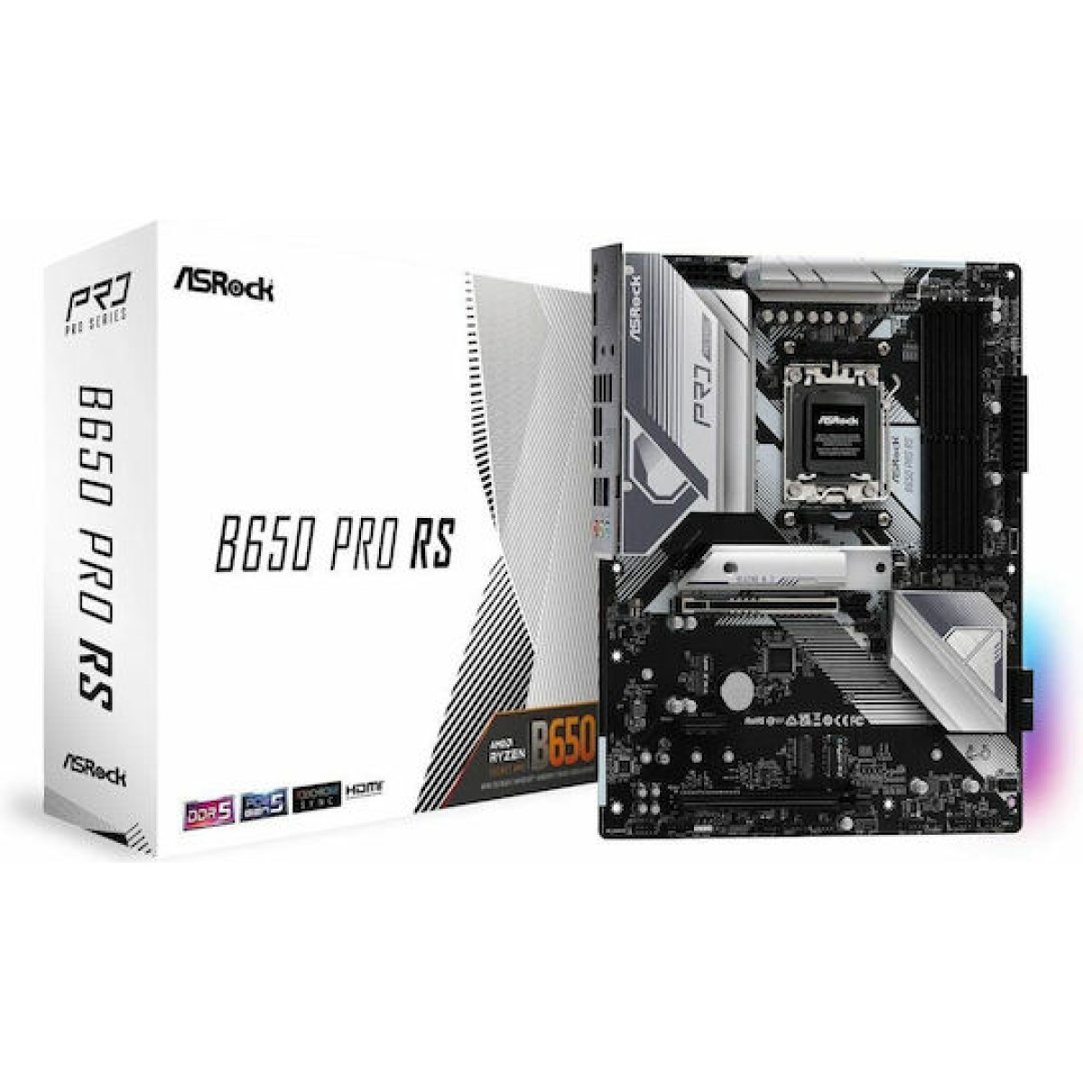 ASRock B650 Pro RS Motherboard ATX με AMD AM5 Socket 90-MXBL10-A0UAYZ