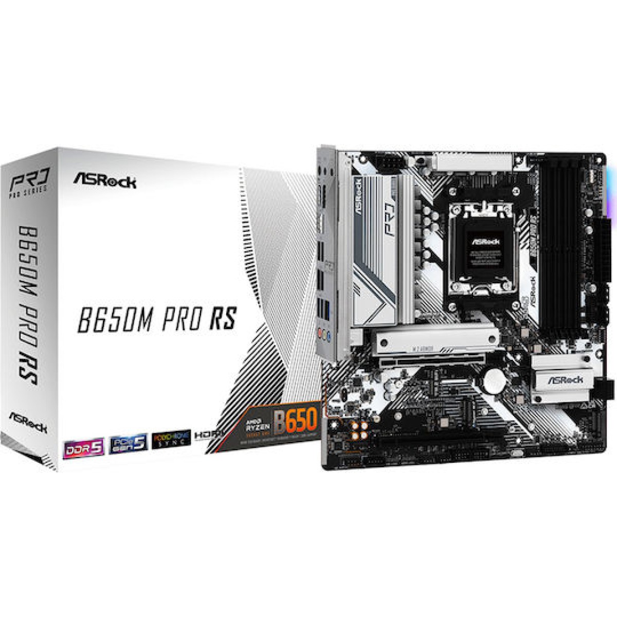 ASRock B650 Pro RS Motherboard ATX με AMD AM5 Socket 90-MXBL10-A0UAYZ