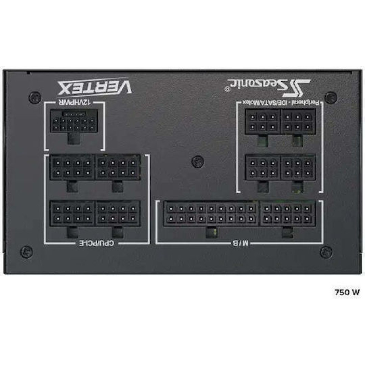 Seasonic Vertex GX 750W Μαύρο Τροφοδοτικό Υπολογιστή Full Modular 80 Plus Gold