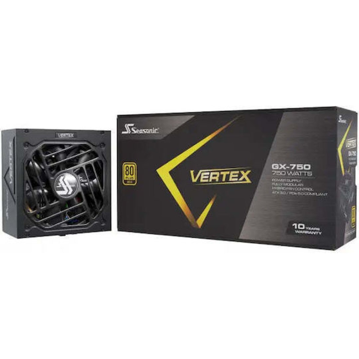 Seasonic Vertex GX 750W Μαύρο Τροφοδοτικό Υπολογιστή Full Modular 80 Plus Gold