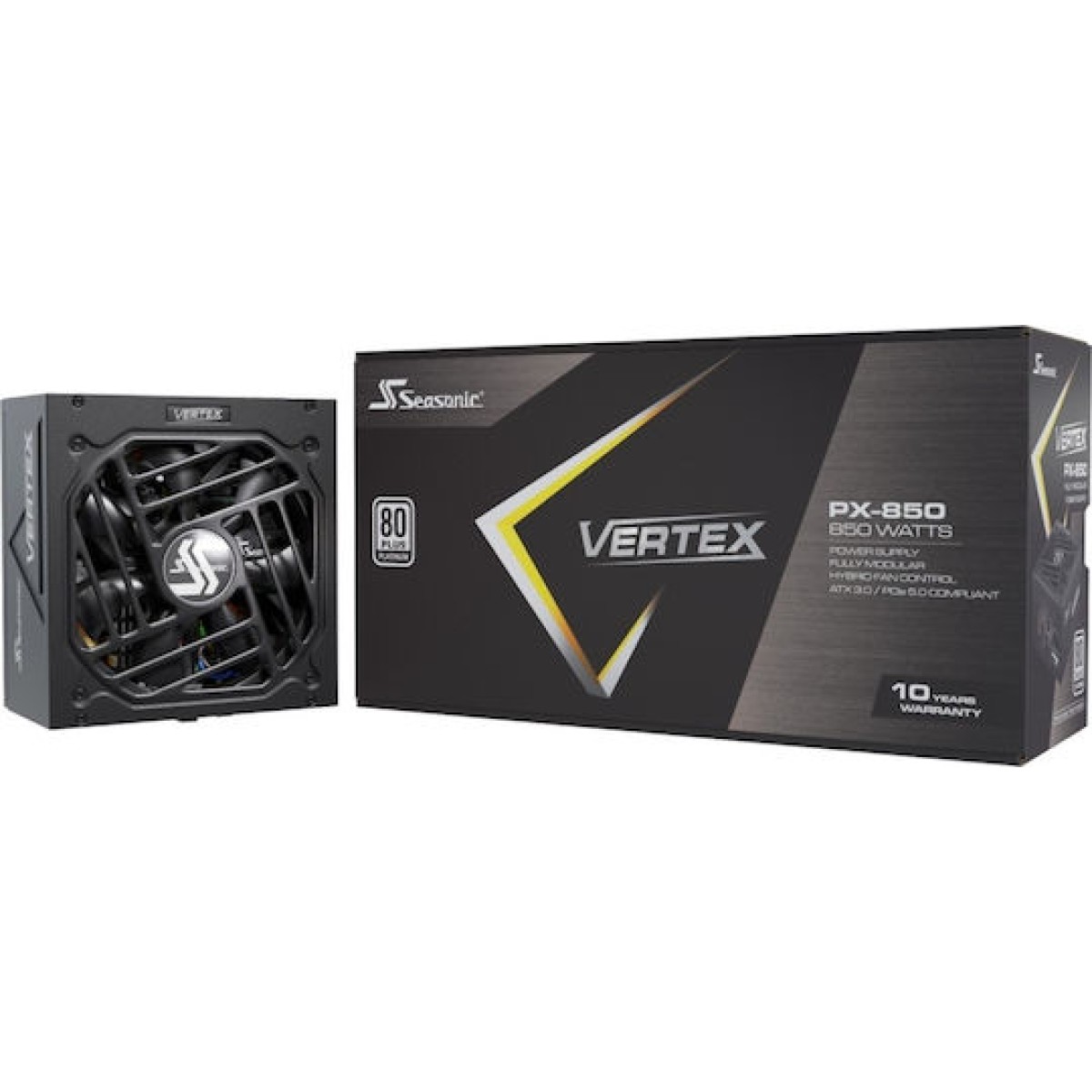 Seasonic VERTEX PX 850W Μαύρο Τροφοδοτικό Υπολογιστή Full Modular 80 Plus Platinum
