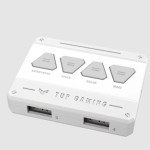 Asus TF120 Case Fan με ARGB Φωτισμό και Σύνδεση 4-Pin PWM 3τμχ Λευκό