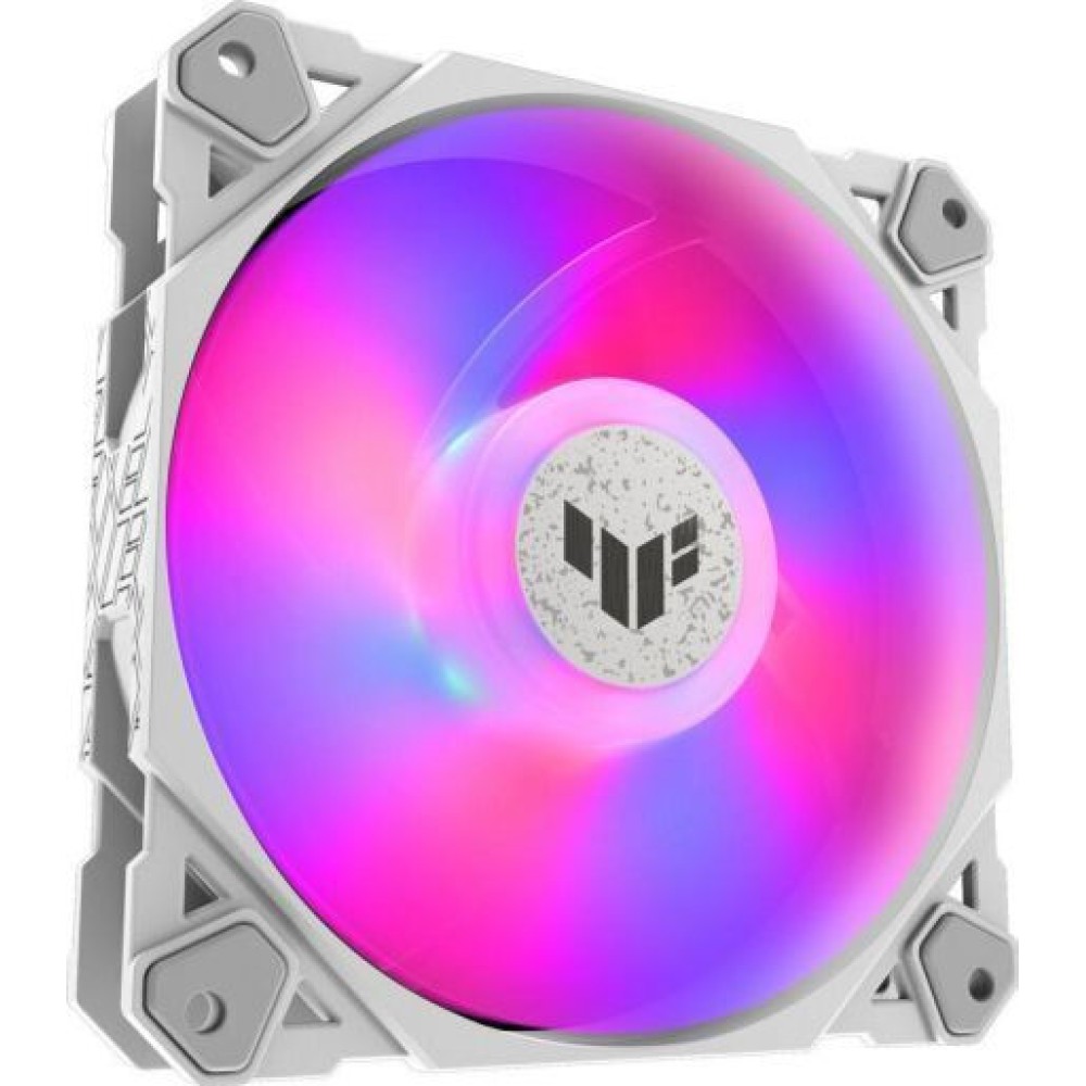 Asus TF120 Case Fan με ARGB Φωτισμό και Σύνδεση 4-Pin PWM Λευκό