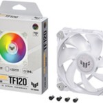 Asus TF120 Case Fan με ARGB Φωτισμό και Σύνδεση 4-Pin PWM Λευκό